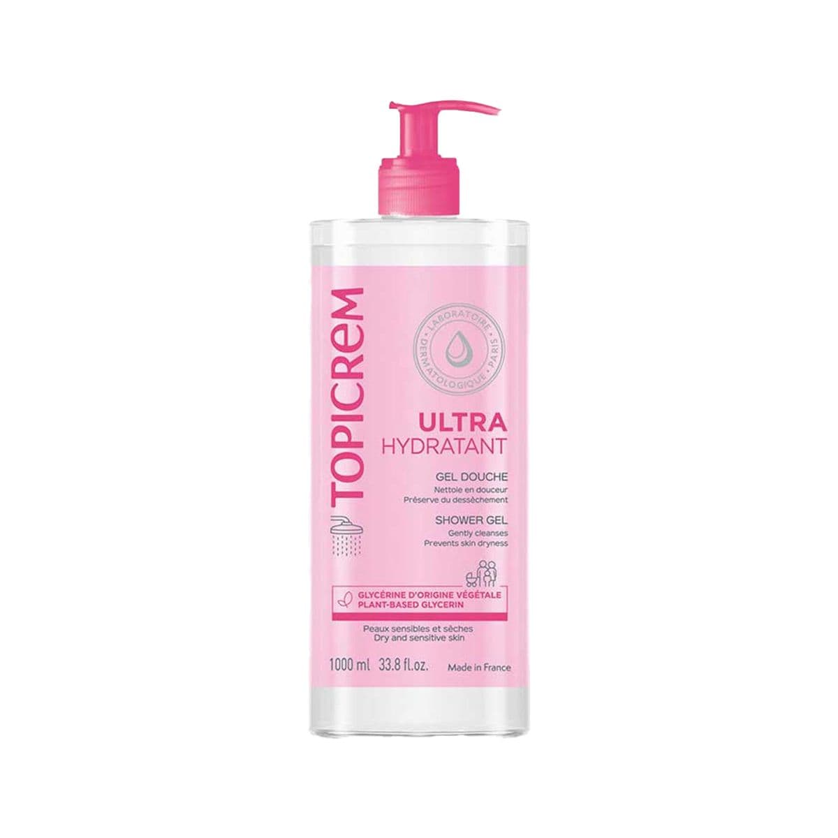 Topicrem - ტოპიკრემი ულტრა დამატენიანებელი შხაპის გელი 4389