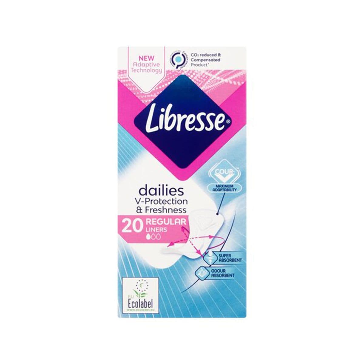 ყოველდღიური ნორმალი 20 ცალი ლიბრესი - Libresse