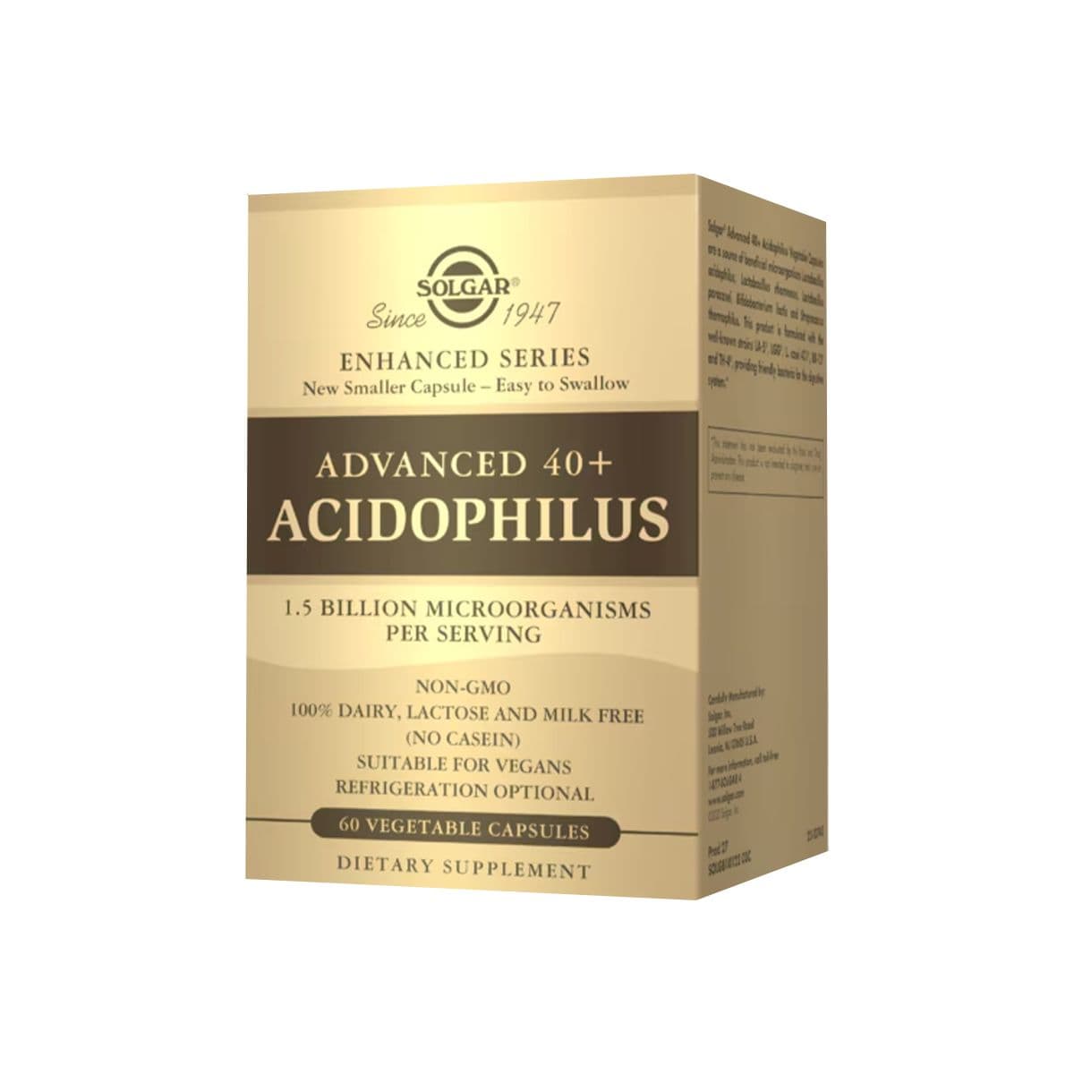 აციდოფილუსი 40+ 60კაფსულა სოლგარი - Solgar