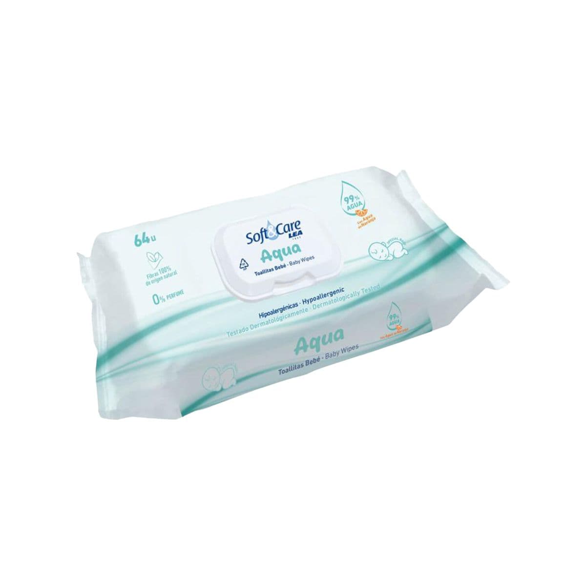 სველი ხელსახოცი BEBE 64 ცალი 5445 ლეა - Lea