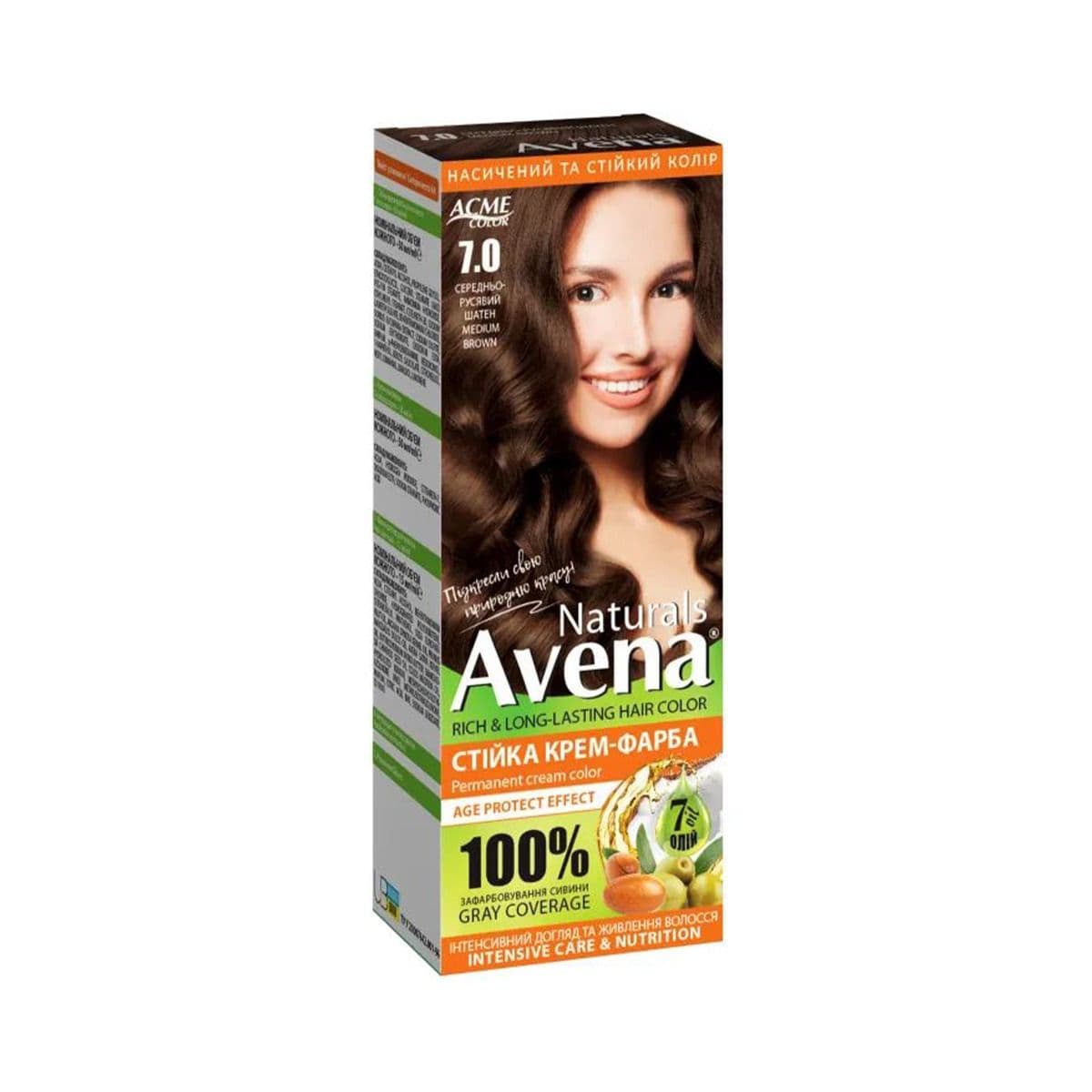 თმის საღებავი Naturals 7.0 3114 ავენა - Avena