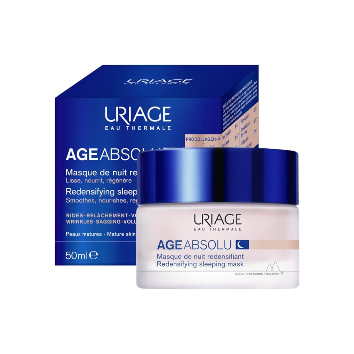 ანტი ასაკობრვი ღამის ნიღაბი 50 მლ 9198 ურიაჟი - Uriage