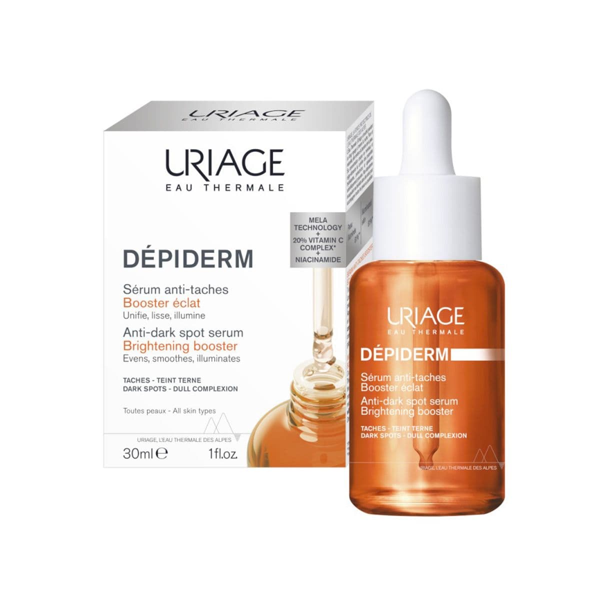 ლაქების საწინააღმდეგო შრატი 30 მლ 9754 ურიაჟი - Uriage