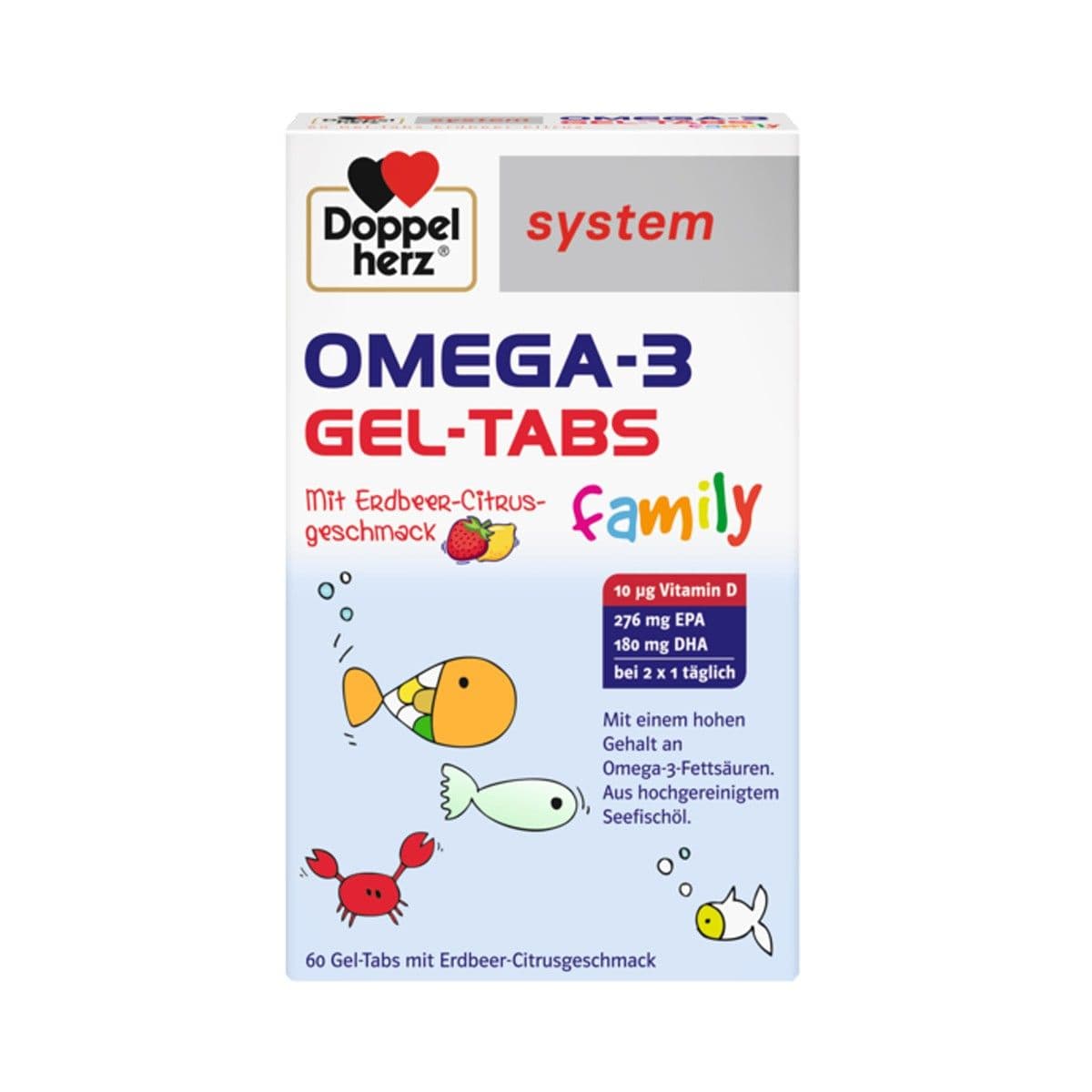 დოპელჰერც სისტემი - Doppelherz System ომეგა-3 მ/ც.N60