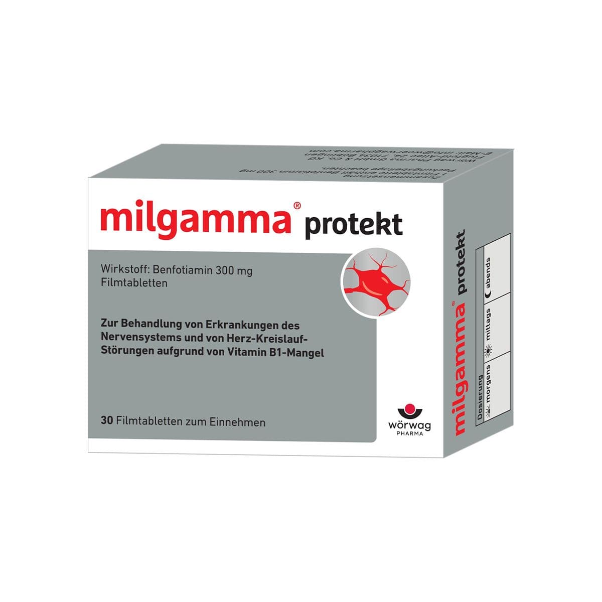 მილგამა - Milgamma პროტექტი 300მგ 30 ტაბლეტი