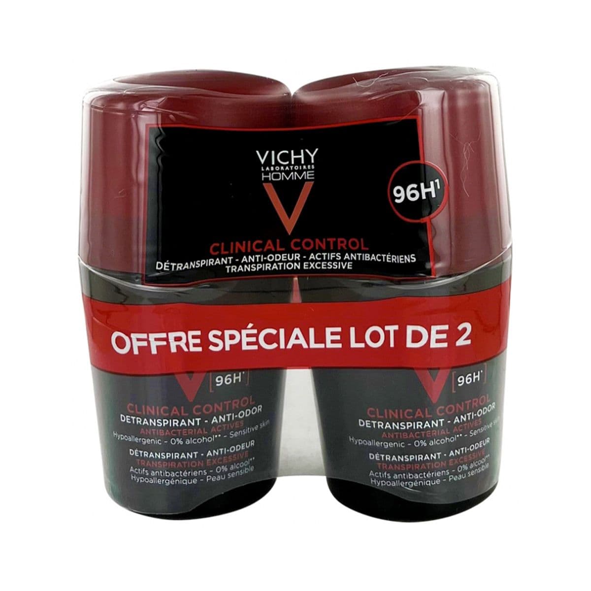 დეოდორანტი კაცის 96სთ 50მლ 2 ცალი 5896 ვიში - Vichy