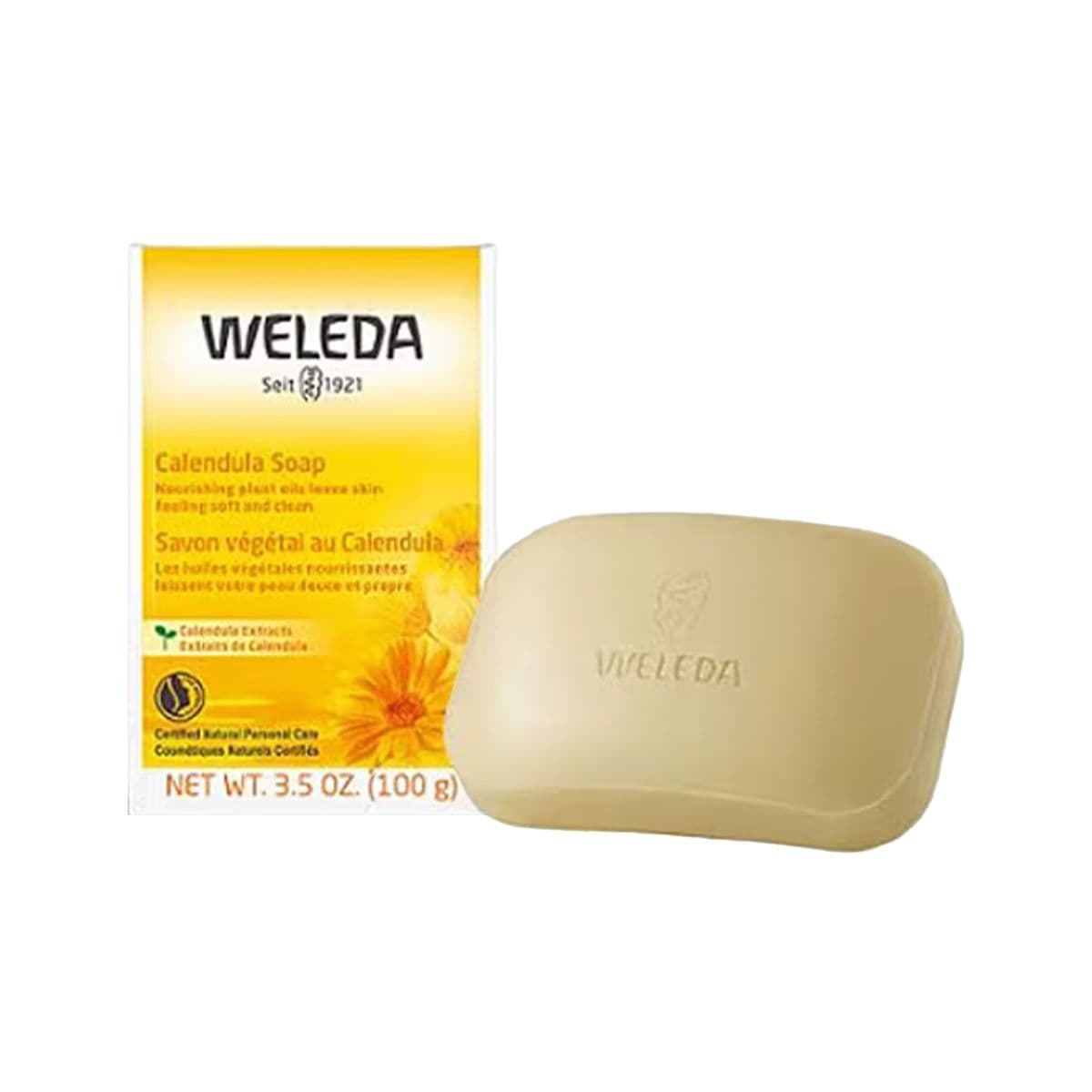 მყარი საპონი კალენდულა 100 გ 8001 ველედა - Weleda