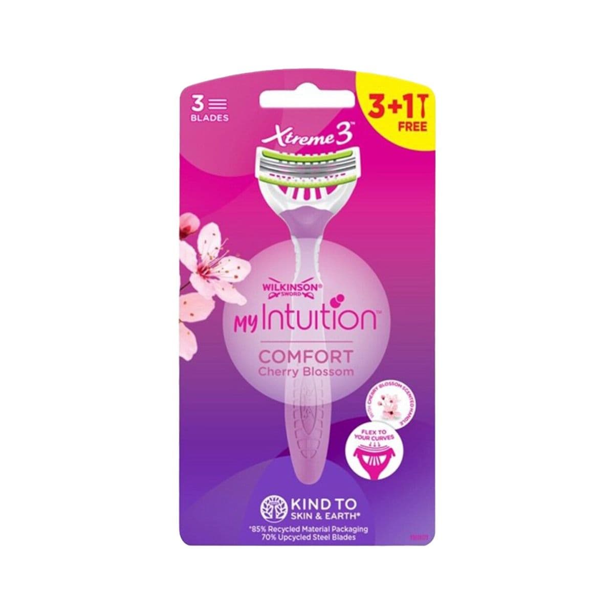 ერთჯერადი საპარსი Xtreme 3 Cherry 3+1 ცალი 8308 ვილკინსონი - Wilkinson