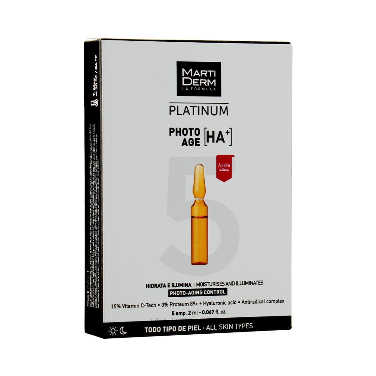 ამპულები Platinium Photo age HA+ 8574 მარტიდერმი - Martiderm