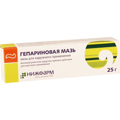ჰეპარინი მალამო 25გრ ტუბი #1