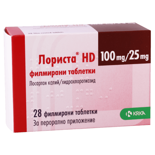 ლორისტა HD ტაბლეტი 100მგ+25მგ #28