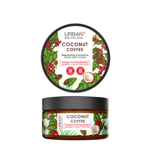ურბან ქეა - ტანის სკრაბი Coconut/Coffee შაქრის რეგენერაცია 200მლ