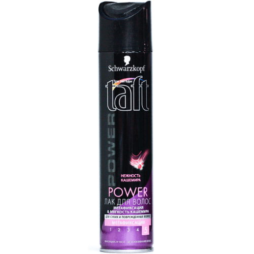 ტაფტი - ლაკი ფოვერ ქაშმირის ძლიერი ფიქსაცია 5 250მლ