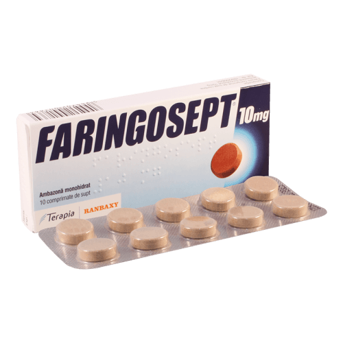 ფარინგოსეპტი შოკოლადი ტაბლეტი საწუწნი 10მგ #10