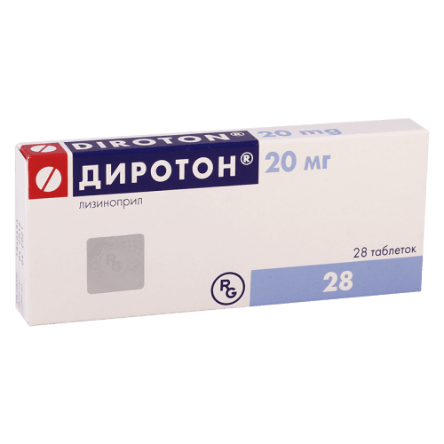 დიროტონი ტაბლეტი 20მგ #28