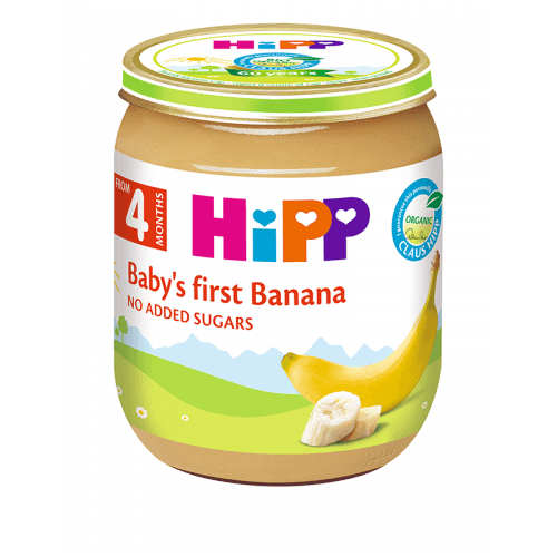 ჰიპი - ხილფაფა ბანანი /4თვ+/ 125გრ