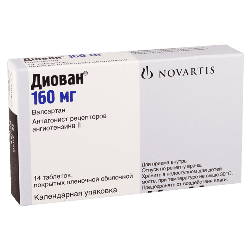 დიოვანი ტაბლეტი 160მგ #14