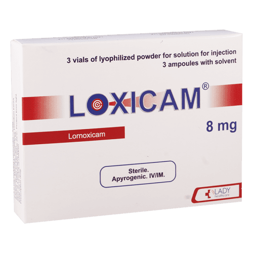 ლოქსიკამი ი/ვ ი/მ ლიოფილიზატი საინექციო ხსნარის მოსამზადებლად 8მგ ფლაკონი+გამხსნელი 2მლ #3