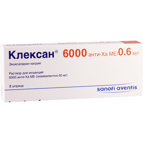 კლექსანი ხსნარი საინექციო 6000სე/0.6მლ მზა შპრიცი #2