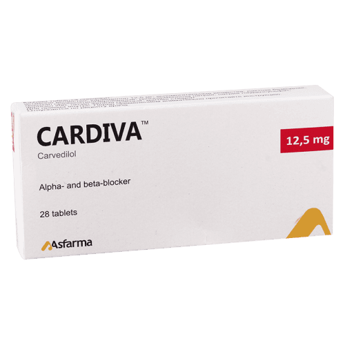 კარდივა ტაბლეტი 12.5მგ #28