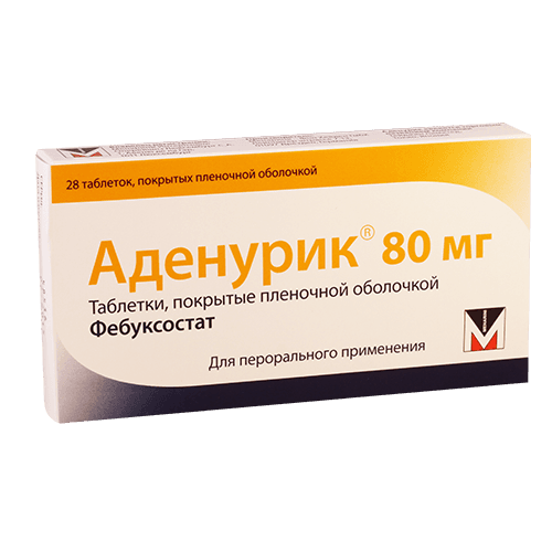 ადენურიკი ტაბლეტი 80მგ #28