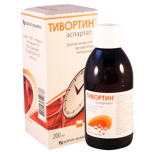 ტივორტინი ასპარტატი ხსნარი ორალური 200მლ ფლაკონი #1