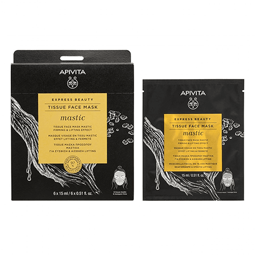 აპივიტა - ექსპრეს ბიუთი სახის ნიღაბი ქსოვილის ლიფტინგი/გამკვრივება შუაზღვისპირეთის ფისით 15მლ