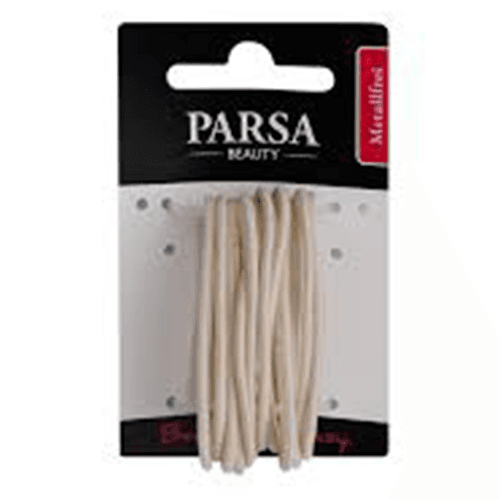 პარსა - თმის სამაგრი კრემისფერი წვრილი 5სმ #12