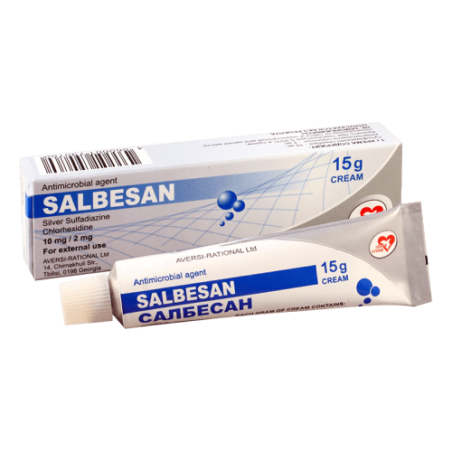 სალბესანი კრემი 10მგ+2მგ/1გრ 15გრ ტუბი #1