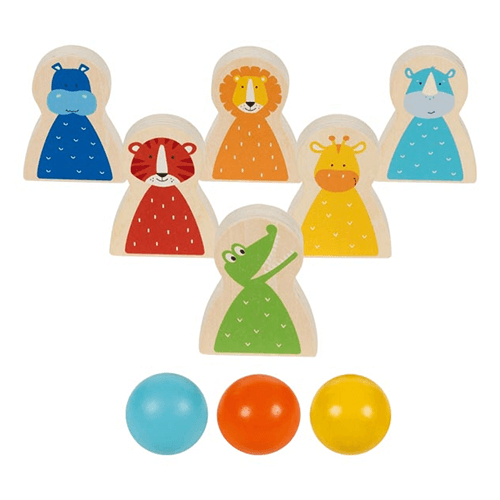 გოკი - სათამაშო ბოულინგი გარეული ცხოველები