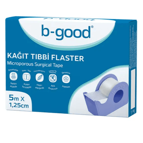 ლეიკოპლასტირი B-good 1.25სმX500სმ micropore #1