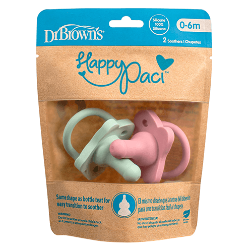 დოქტორ ბრაუნი - მატყუარა სილიკონის ვარდისფერი.მწვანე დონე-1 /0-6თვ/ #2