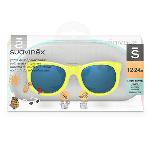 სუავინექსი - სათვალე საბავშვო მზისგან დამცავი ჩასადებით და საკიდით/24-36 თვ/