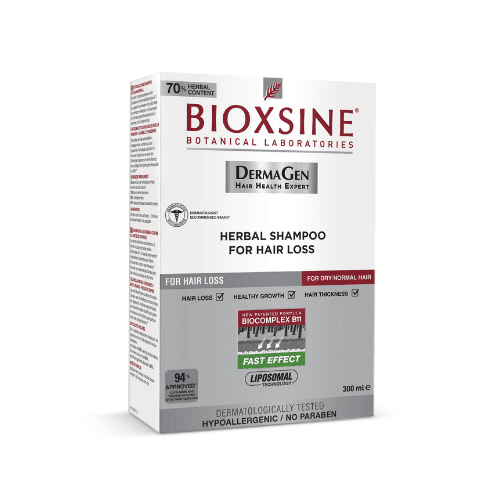 ბიოქსინი - შამპუნი კლასიკი თმის ცვენის საწინააღმდეგო მშრალი/ნორმალური ტიპის თმის 300მლ