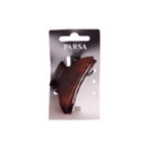 პარსა - თმის დამჭერი კბილანებით ყავისფერი