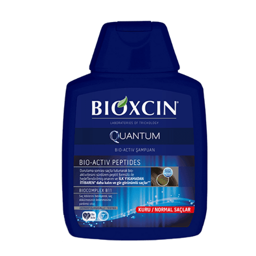 ბიოქსინი - შამპუნი კვანტუმი მოცულობის და თმის ცვენის საწინააღმდეგო მშრალი/ნორმალური ტიპის თმის 300მლ