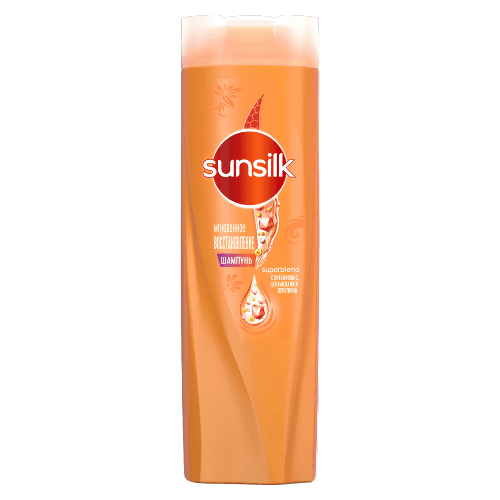 სანსილკი - შამპუნი ინტენსიური აღმდგენი მშრალი დაზიანებული თმის 350მლ