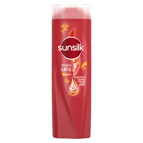 სანსილკი - შამპუნი ფერის დამცავი კერატინით შეღებილი. ყველა ტიპის თმის 350მლ