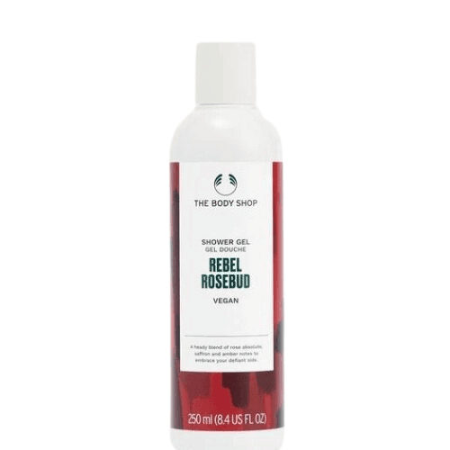 ბოდი შოპი - შხაპის გელი მეამბოხე ვარდი 250მლ