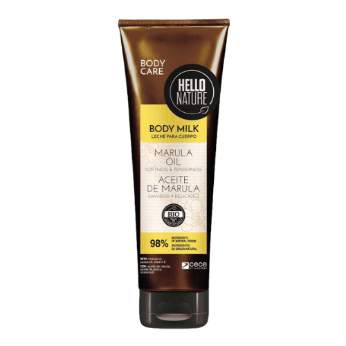 ჰელოუ ნეიჩა - ტანის რძე მარულა დამარბილებელი და დამატენიანებელი 250მლ