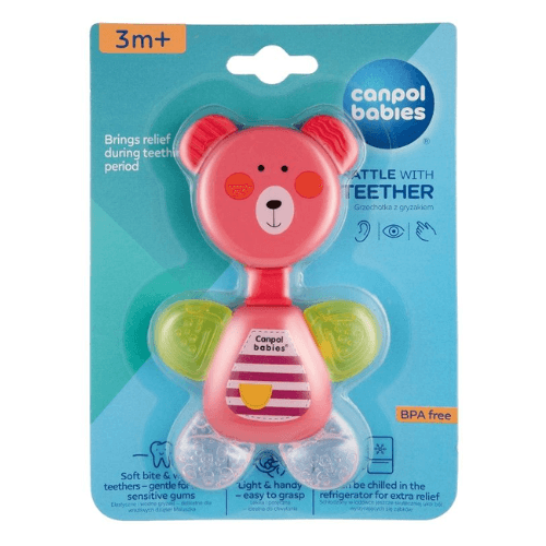 კანპოლი - ღრძილების მასაჟორი გამაგრილებელი საჩხარუნო 'დათუნია' ვარდისფერი 56/139