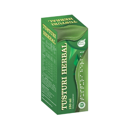 ტუსტური ჰერბალი სიროფი 150მლ