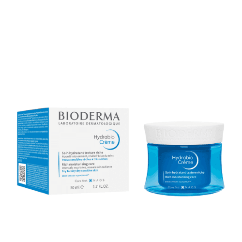 ბიოდერმა - HYDRABIO სახის კრემი ღრმად დამატენიანებელი მშრალი/ძალიან მშრალი კანის 50მლ