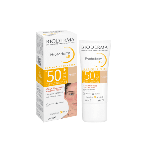 ბიოდერმა - PHOTODERM AR+ მზისგან დამცავი კრემი SPF50+ შეფერილი მგრძნობიარე კანის 30მლ