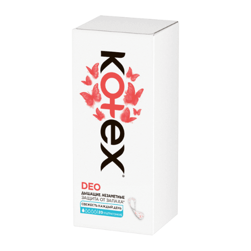 კოტექსი - ყოველდღიური საფენი სუპერ სლიმი დეო /1წვ/ #20