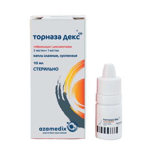 ტორნაზა დექსი წვეთები თვალის (3მგ+1მგ)/1მლ 10მლ ფლაკონი #1