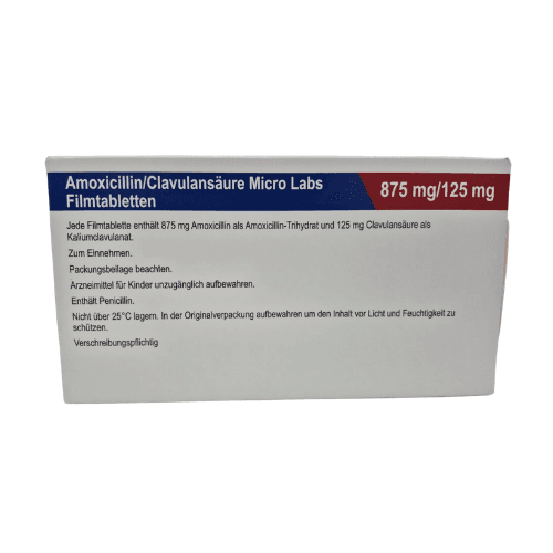 ამოქსიცილინი /კლავულანის მჟავა მიკრო ლაბსი ტაბლეტი 875მგ+125მგ #10