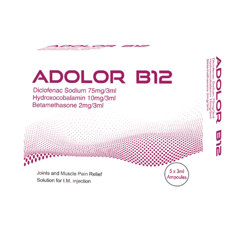 ადოლორი B-12 ი/მ ხსნარი საინექციო (75მგ+2მგ+10მგ)/3მლ 3მლ ამპულა #5