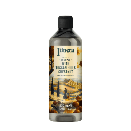იტინერა - შამპუნი Strength დაზიანებული თმის წაბლის ექსტრაქტით 370მლ