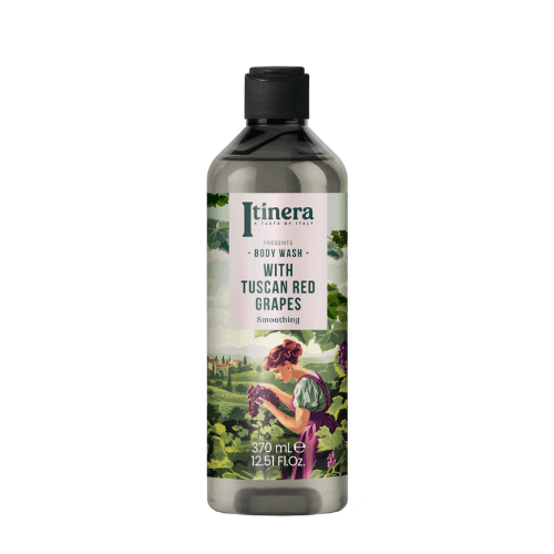 იტინერა - შხაპის გელი Smoothing წითელი ყურძნის ექსტრაქტით 370მლ